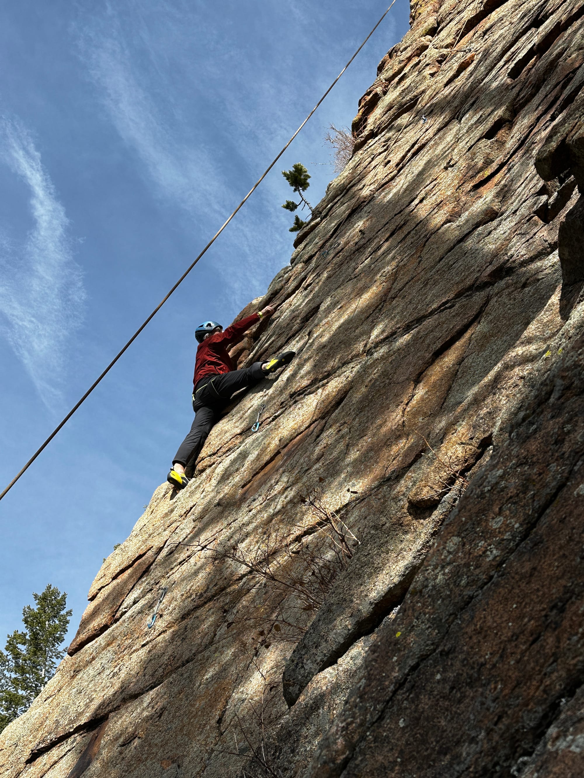A climbers first ascent