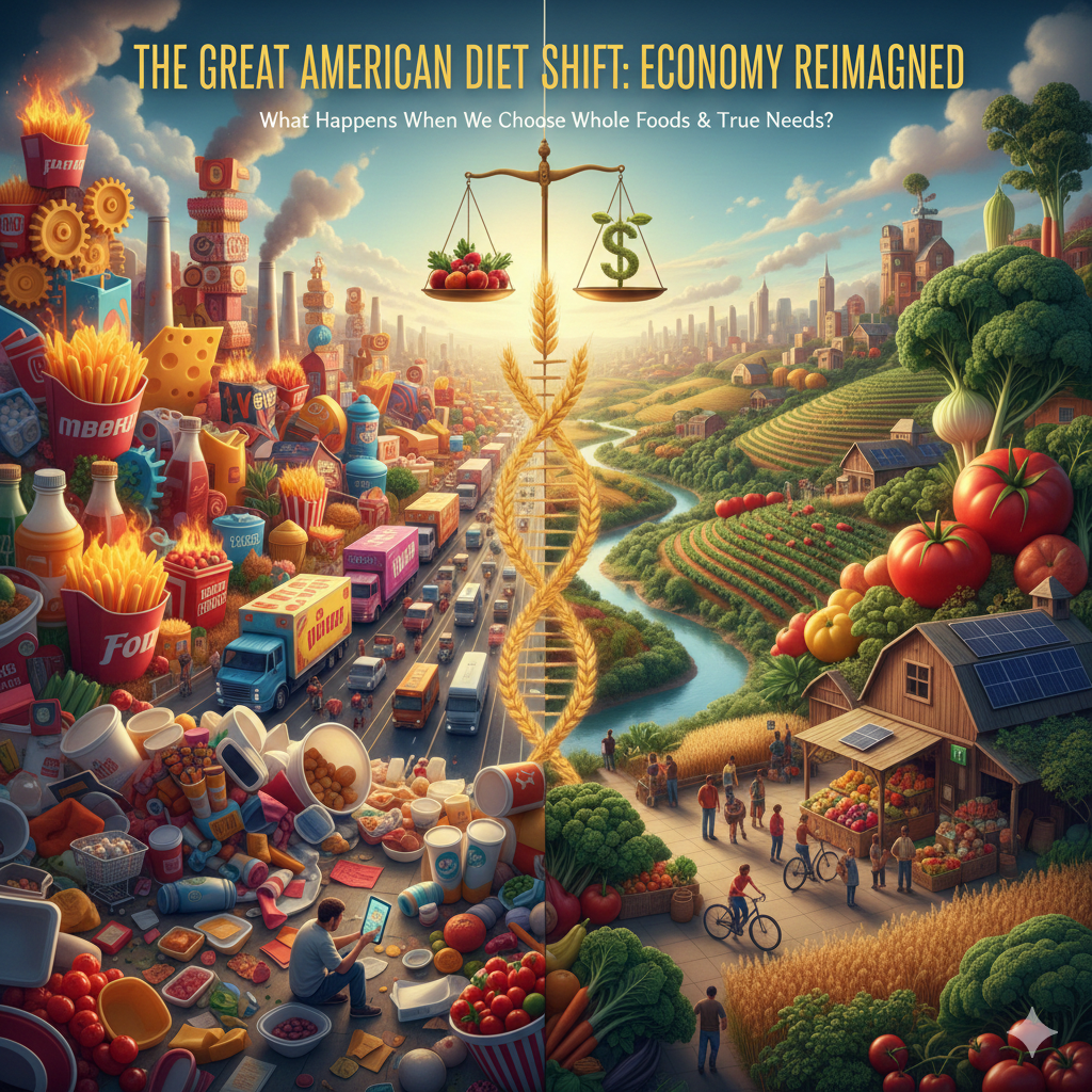 What Would Our Economy Look Like If We Only Ate What We Needed & Home Cooked?